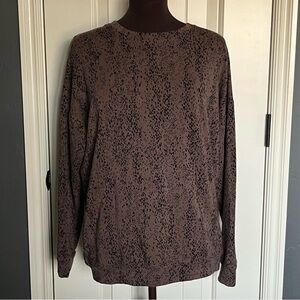 Athleta Snake Print Top. Size M